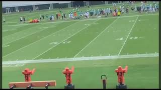 @MiamiDolphins QB Tua Tagovailoa delivers a strike for TD to Jaylen Waddle play of the day 👀