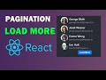 React Pagination - Load More Button in ReactJS