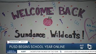 Pusd Begins School Year Online