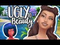 The Sims 4: UGLY To BEAUTY Challenge (CAS) 😍😜