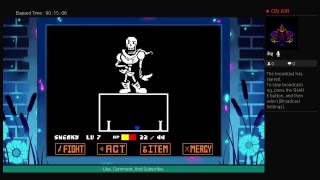 Undertale Speedrun. Papyrus.