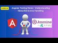 Angular Testing Tutorial - fdescribe in Angular Unit Tests | Error Handling