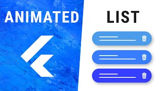 Flutter AnimatedList Widget