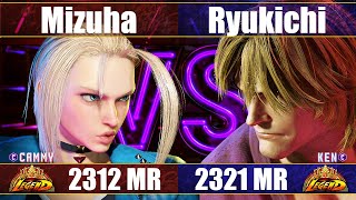 【スト6】水派 vs りゅうきち (キャミィ vs ケン) SF6 Mizuha vs Ryukichi (Cammy vs Ken)