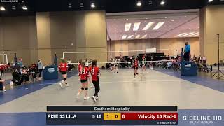 Velocity 13 Red-1 vs. RISE 13 LILA (2025.02.01)