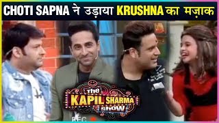 Choti Sapna Makes FUN Of Krushna Abhishek | Behind The Scenes With Ayushmann Khurana