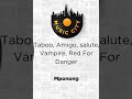 Mponong by Taboo, Amigo, salute, Vampire, Red For Danger OUT NOW ON MUSIC CITY SA