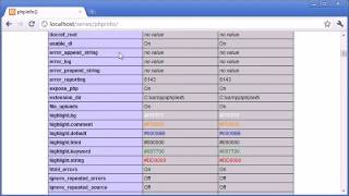 Beginner PHP Tutorial 6 The phpinfo Function YouTube