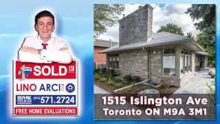 Toronto Home Deal at 1515 Islington Ave | Lino Arci Team 416-571-2724