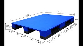 [Korean]창고 랙 시스템을위한 평평한 상단 및 평평한베이스가있는 플라스틱 팔레트 닫기