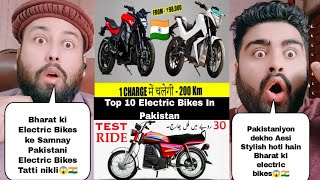 Top 10 Electric Bikes In India Vs Top 10 Electric Bikes In Pakistan | Pakistani Reaction