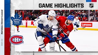 Maple Leafs @ Canadiens 3/26 | NHL Highlights 2022