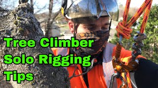 Solo Rigging Tips for Tree Work | Arborist Rigging Techniques