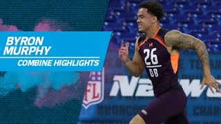 Washington cornerback Byron Murphy's 2019 NFL Scouting Combine workout