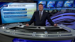 Video: Scattered thunderstorms possible