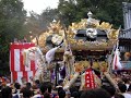 富嶋神社秋祭り　浜田西＆高津屋台のヨーイヤサ！