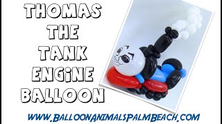 How To Make A Thomas The Tank Engine Balloon - Balloon Animals Palm Beach