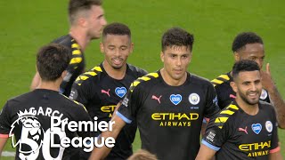 Gabriel Jesus taps in to make it 2-0 to Manchester City v. Brighton | Premier League | NBC Sports