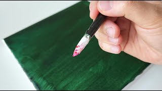 Easy to Paint a Water Lily Flower / Easy Acrylic Painting Technique