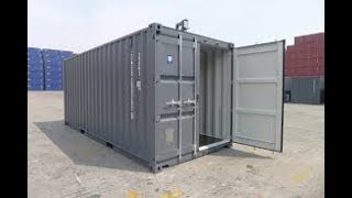 Moving  40ft Standard Shipping Container By Crane  || Dry Storage || Weather Tigh || A\u0026F Channel