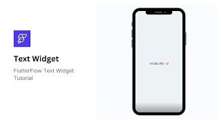 FlutterFlow Text Widget Tutorial | Easy Design Guide for Beginners