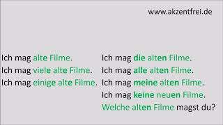 Adjektivdeklination im Plural: mit n oder ohne n?