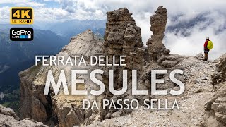 La ferrata PIÙ ANTICA delle Dolomiti: le MÈSULES (1912) - 4K