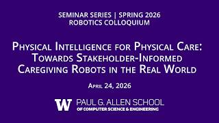 Spring Robotics Colloquium: Tapomayukh Bhattacharjee (Cornell)