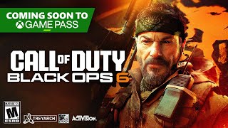 BLACK OPS 6 COMING To Game Pass... FREE For ALL XBOX Players! (Call of Duty 2024