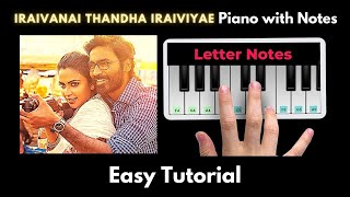 Iraivanai Thandha Iraiviye Piano Tutorial with Notes | Dhanush | Yuvan | Perfect Piano | 2021