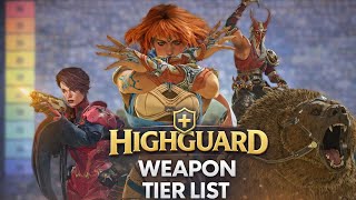 ULTIMATE Highguard Weapon Tier List