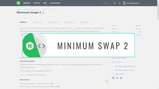 Hackerrank Problem Solution || Minimum Swap 2 || Python