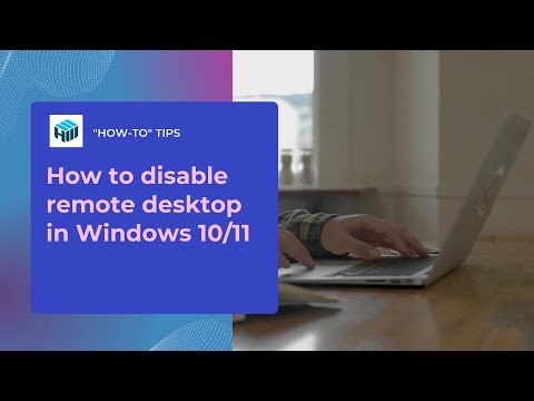 How to Disable Remote Desktop in Windows 10/11 in 2025