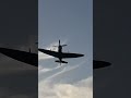 Sunset Supermarine Spitfire take off - Goodwood Revival 2023