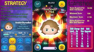 Disney Tsum Tsum - Earn A LOT of Coins with Anakin Skywalker