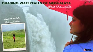 Weinia Falls | West Khasi Hills | Mawphanlur | Arwah Cave Sohra | Waterfalls of Meghalaya Ep 1