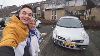 OMA HEEFT EEN NIEUWE AUTO GEKOCHT!