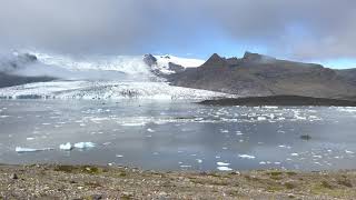 Iceland's Fjallsarlon Lagoon and Fjallsjokull Glacier