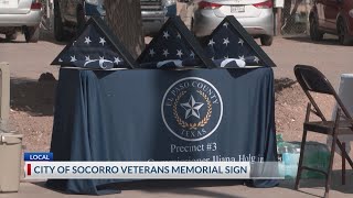 Socorro Veterans Memorial honors local heroes