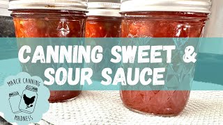 Making and Canning Sweet and Sour Sauce - #marchcanningmadness