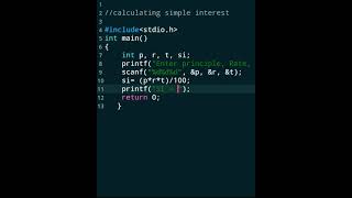 #11 C Programming Exercise💻|| C Language Tutorial 👨🏫📓#shorts #coding