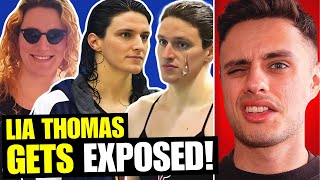 Lia Thomas CAUGHT SECRETLY Trying To Swim Against Women Again After Being BANNED...