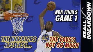NBA Finals Game 1: The Warriors Are Fast, The Cavs Not So Much