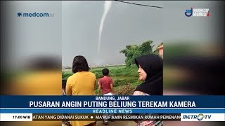 Warga Heboh, Puting Beliung Terjang Rancaekek Bandung