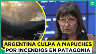 Argentina apunta a un grupo mapuche y a su líder por incendios en la Patagonia