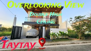 🏡Modern Contemporary Single Attached House And Lot for Sale with Overlooking View In Taytay, Rizal