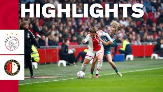 Een bijzondere dag... ❤️ | Highlights Ajax Vrouwen - Feyenoord | Azerion Vrouwen Eredivisie