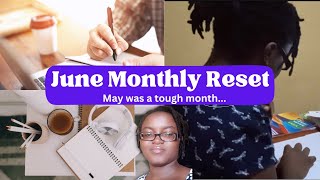 JUNE MONTHLY RESET & plan with me 2023 | monthly reflections, setting goals & celebrating wins