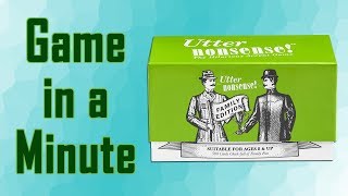 Game In A Minute Ep 51: Utter Nonsense Family Edition