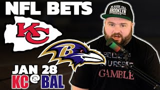 Chiefs vs Ravens Bets NFL Conference Playoffs Bets | Kyle Kirms Football Picks & Predictions | Sauce